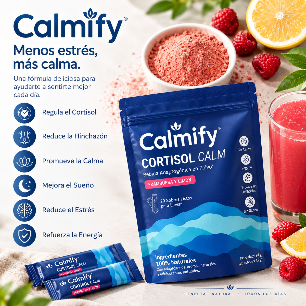 Calmify®  I Menos cortisol, más calma La fórmula deliciosa