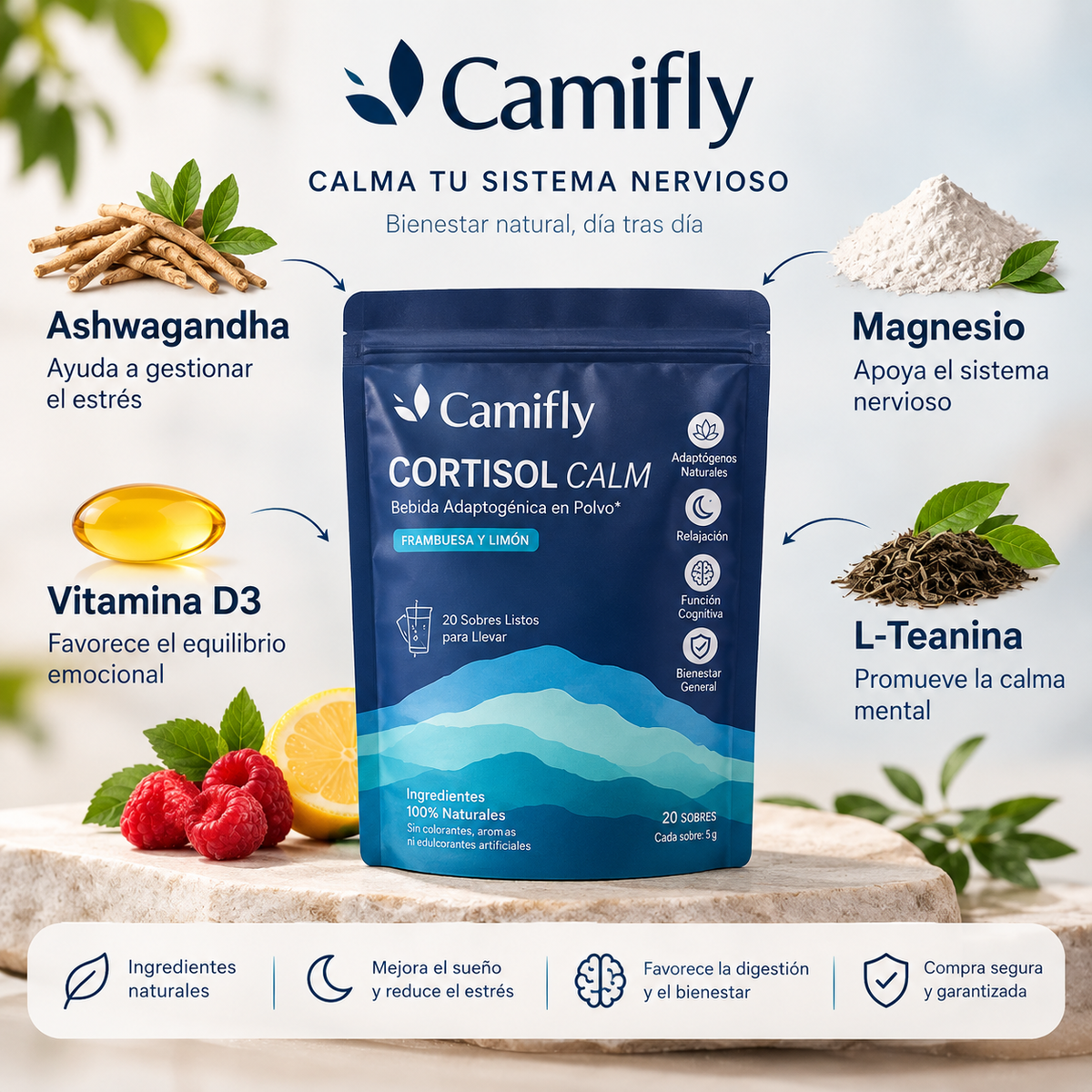 Calmify®  I Menos cortisol, más calma La fórmula deliciosa