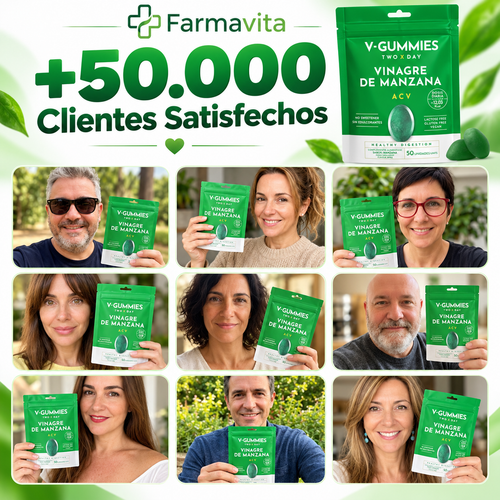 Gummies Vinagre de manzana, pectina y vitamina C