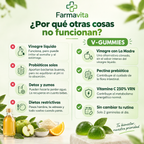 Gummies Vinagre de manzana, pectina y vitamina C